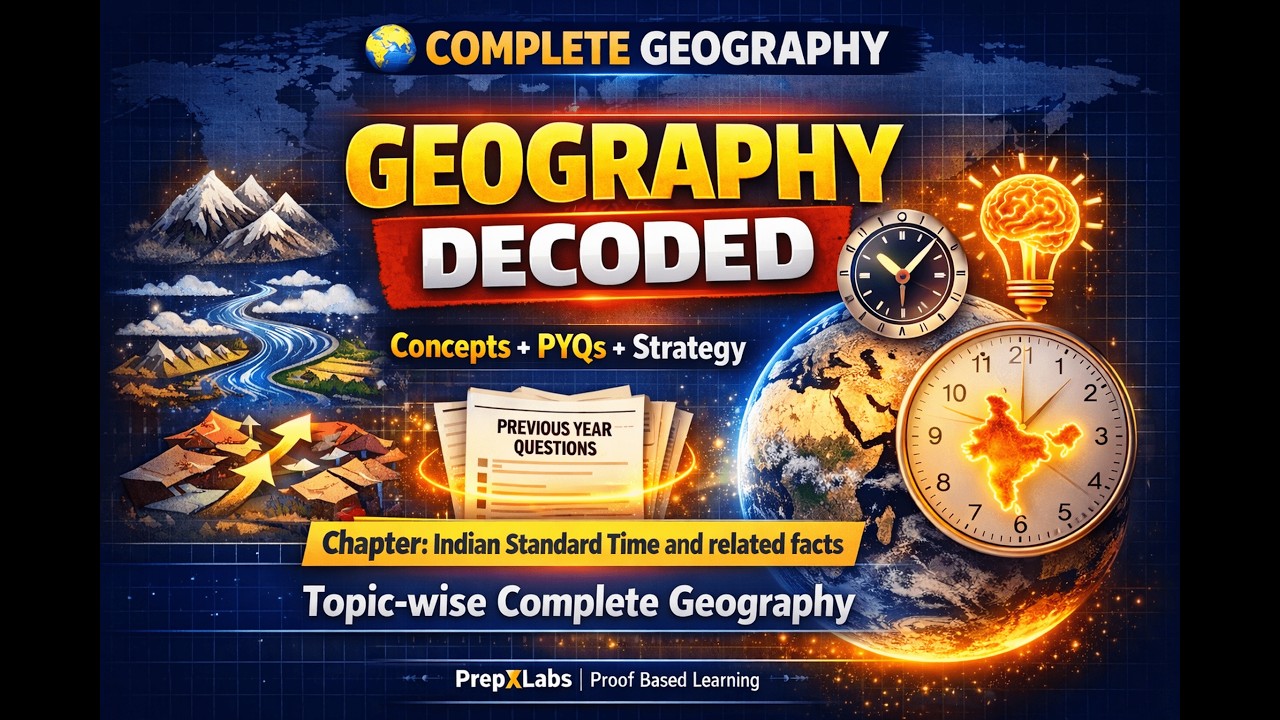 2. Indian Standard Time | Complete Geography | Prelims Direct Hit | UPSC and all state PCS
