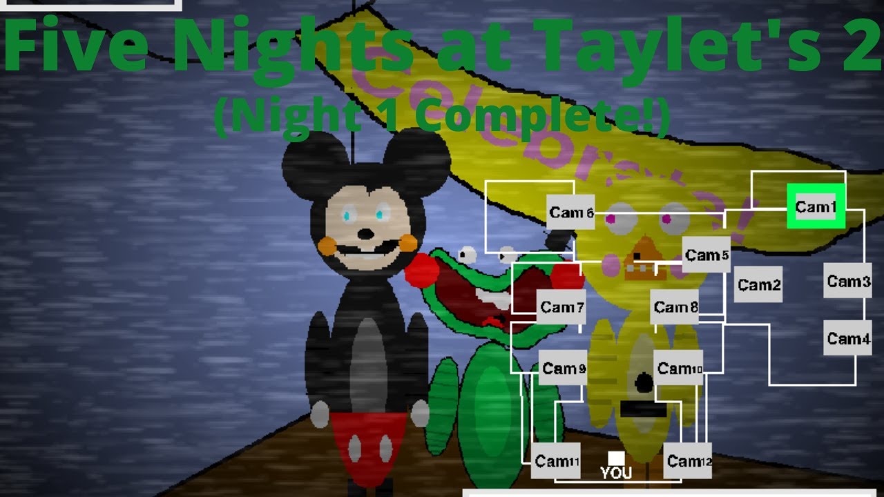 (Commentary)Five Nights at Taylet's 2(Night 1 Complete)