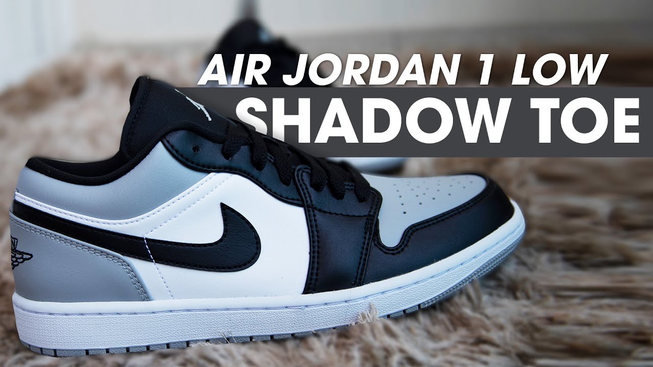 Кроссовки Jordan 1 Low Shadow Toe