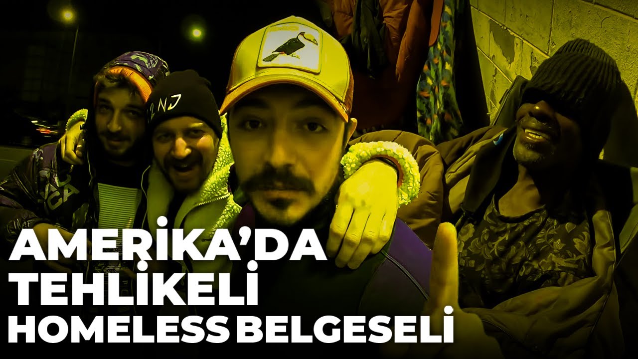Amerika'da Gece 12'de HOMELESS BELGESELI || Los Angeles'ta En Karanlık Gece  - Cecil Otel Olayı!