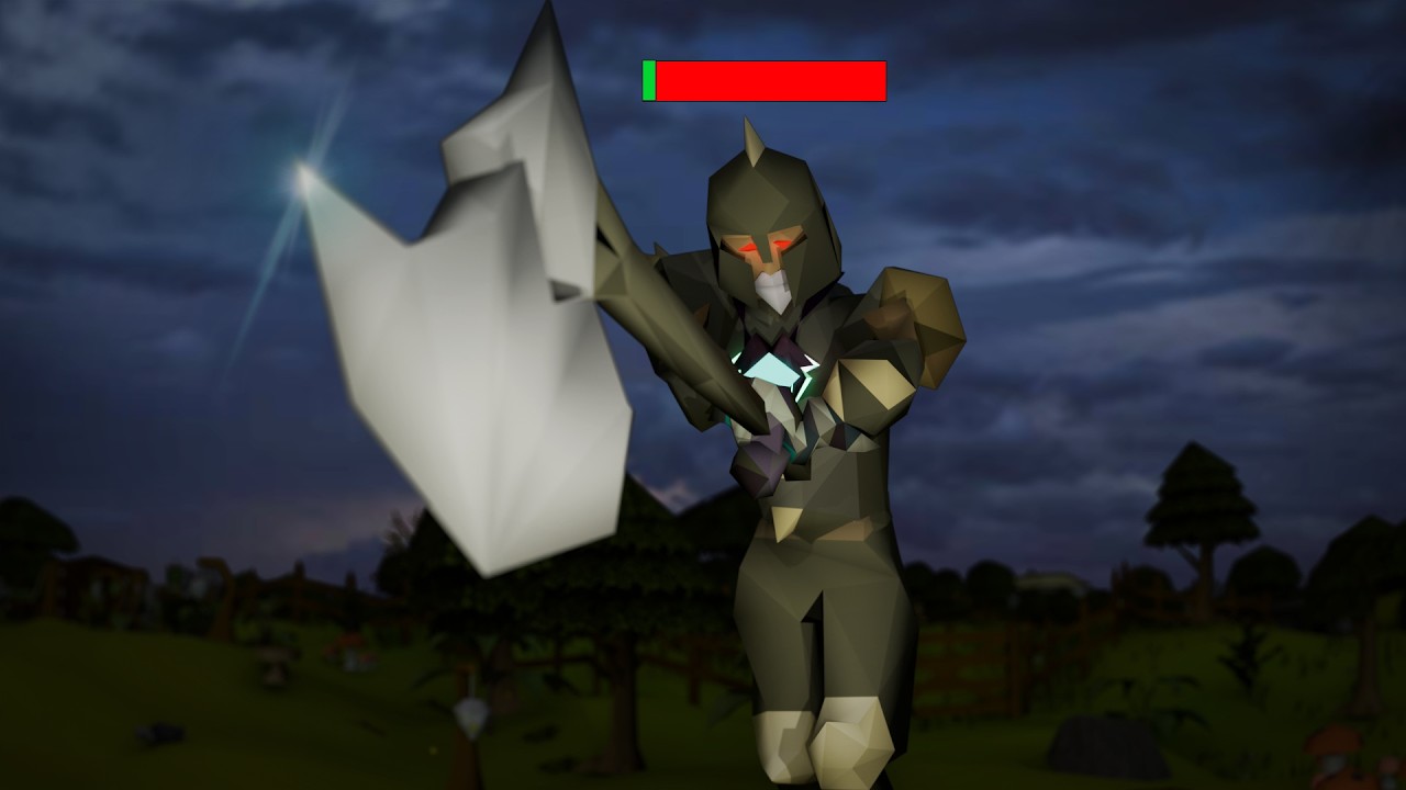 I have NOTHING but Dharok's in my bank...