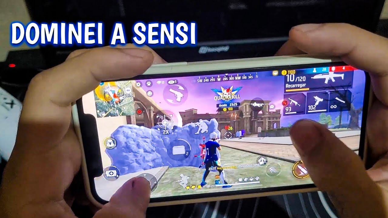 DOMINEI A SENSI DO IPHONE 12!!! RANK BR FULL GAMEPLAY