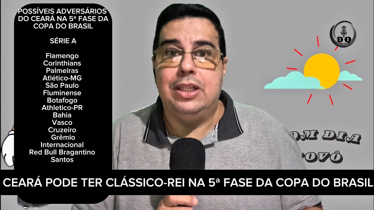 CEARÁ TERÁ O SÃO BERNARDO NOVAMENTE COMO ADVERSÁRIO NO SÁBADO - MARCADO SORTEIO DA COPA DO BRASIL