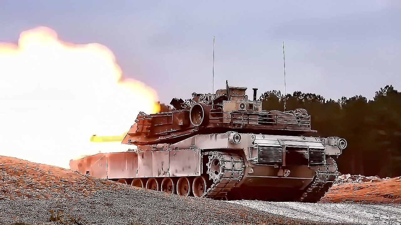 M1A1 Abrams Tank • Live Fire Exercise With GoPro View