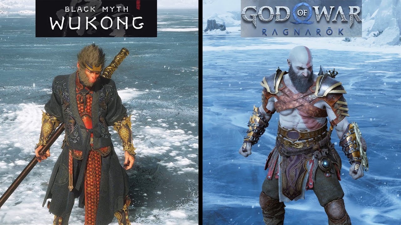 Black Myth Wukong vs God of War Ragnarok PC - Physics and Details Comparison