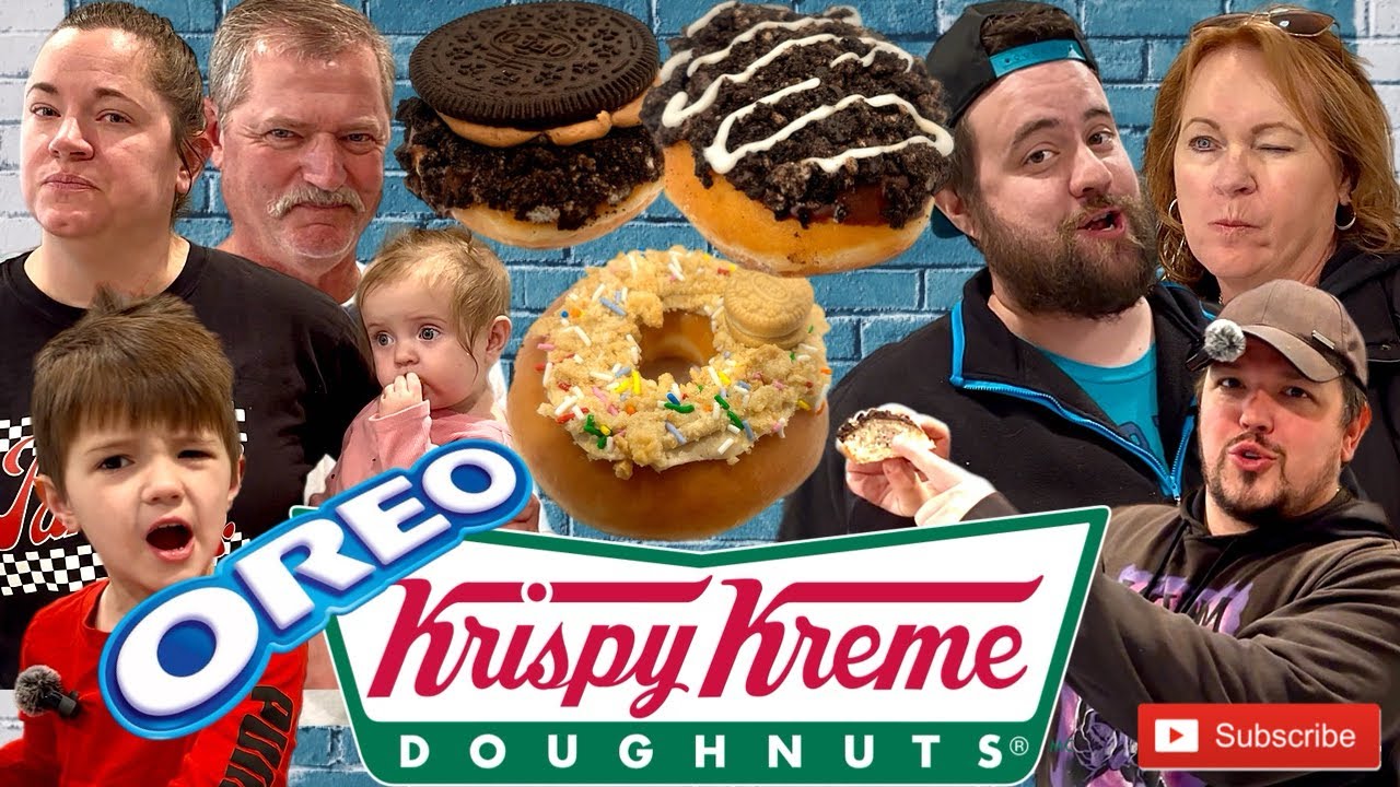 The Oreo Collection - KRISPY KREME DOUGHNUTS - TASTE TEST & Review!