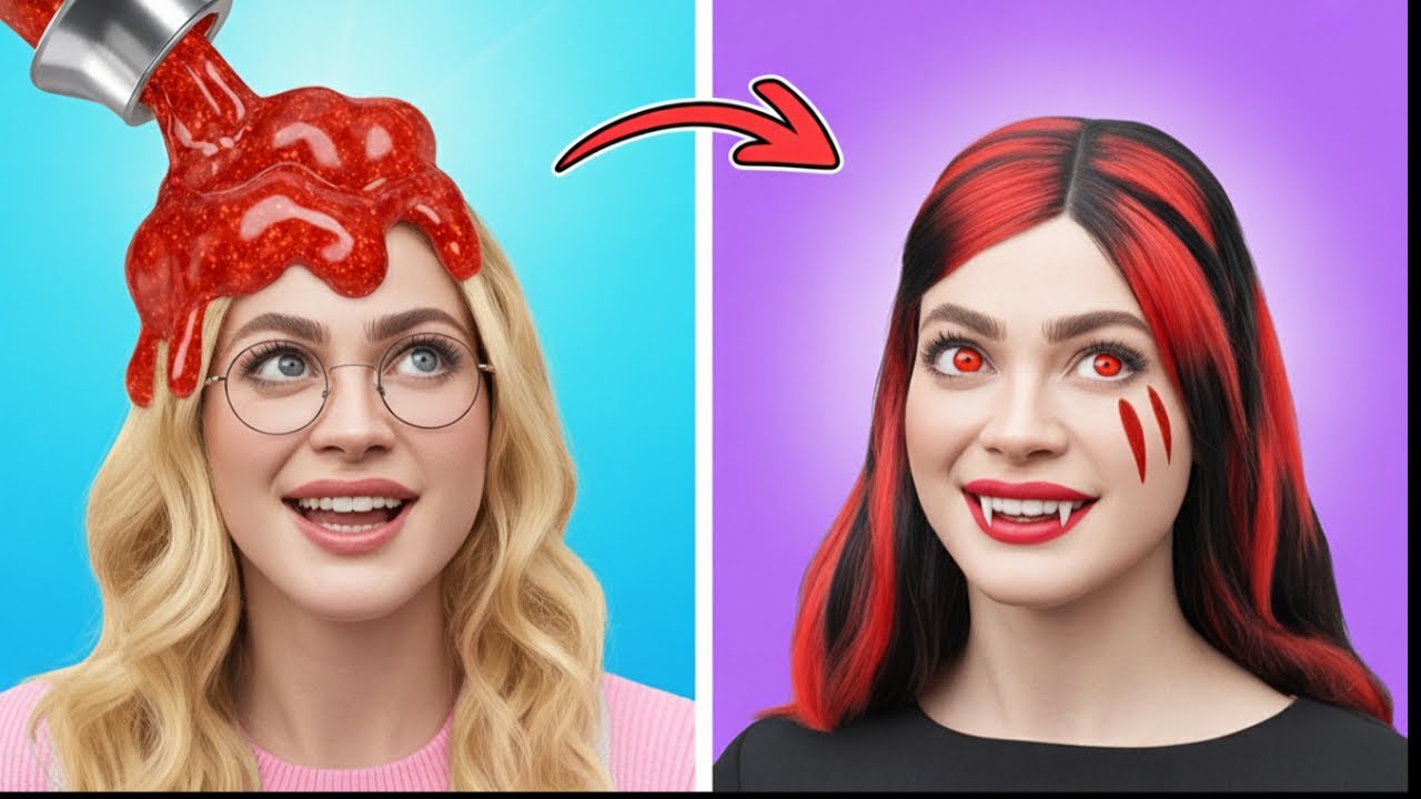ET SI MON AMI ÉTAIT UN VAMPIRE ? 🧛🏻 Défi de Transformations Épiques en Maquillage de Vampire !