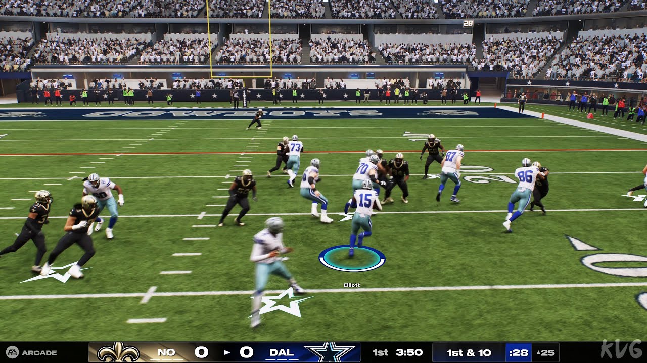 Madden NFL 25 - New Orleans Saints vs Dallas Cowboys - Gameplay (PS5 UHD) [4K60FPS]