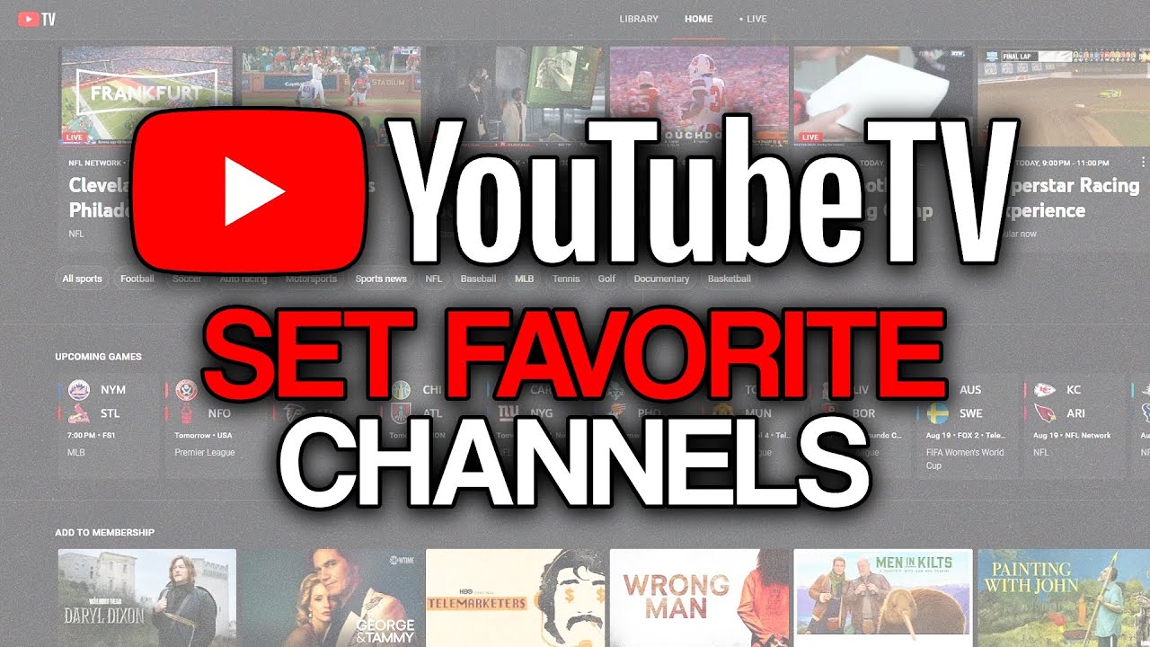 Как добавить любимые каналы на YouTube TV (2025) &mdash; Полное руководство