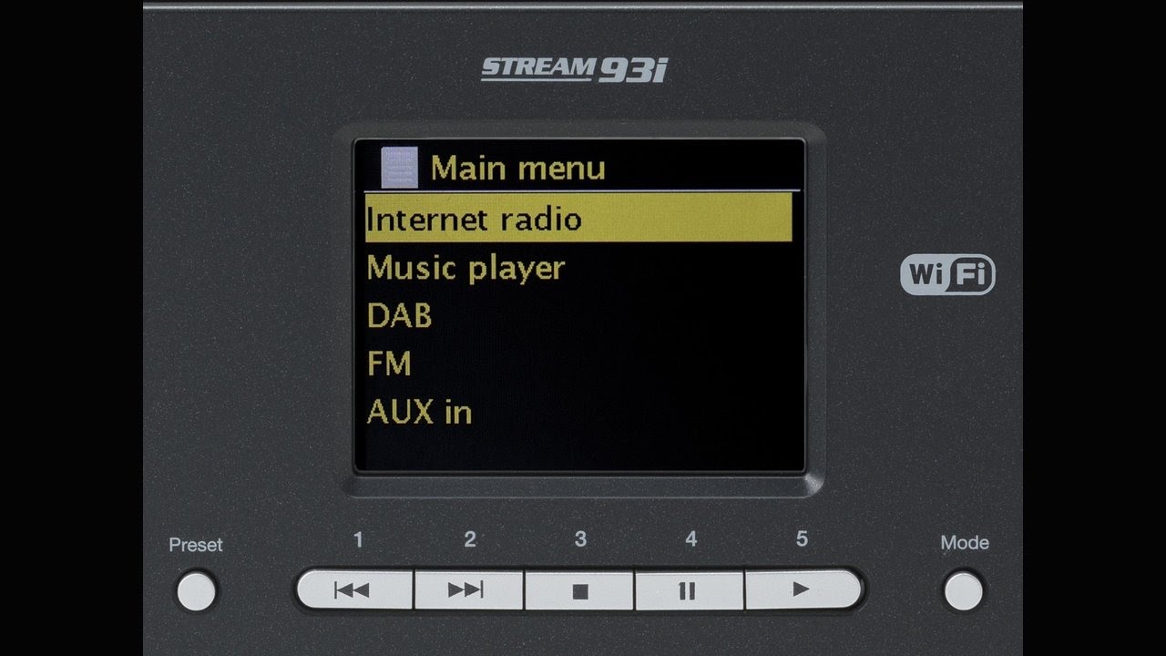 Roberts Radio Stream93i DAB/DAB+/FM RDS and WiFi Internet Radio
