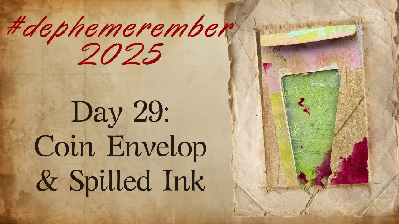 DIY Coin Envelopes in 3 Styles + Ink #dephemerember