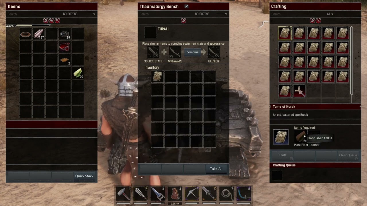 How to Upgrade Tome of Kurak in Conan Exiles