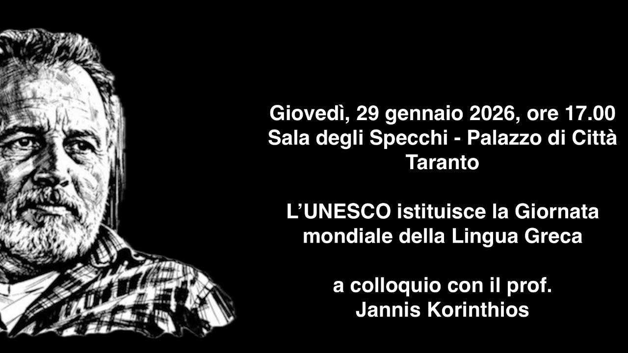 L'Unesco istituisce la Giornata Mondiale della Lingua Greca