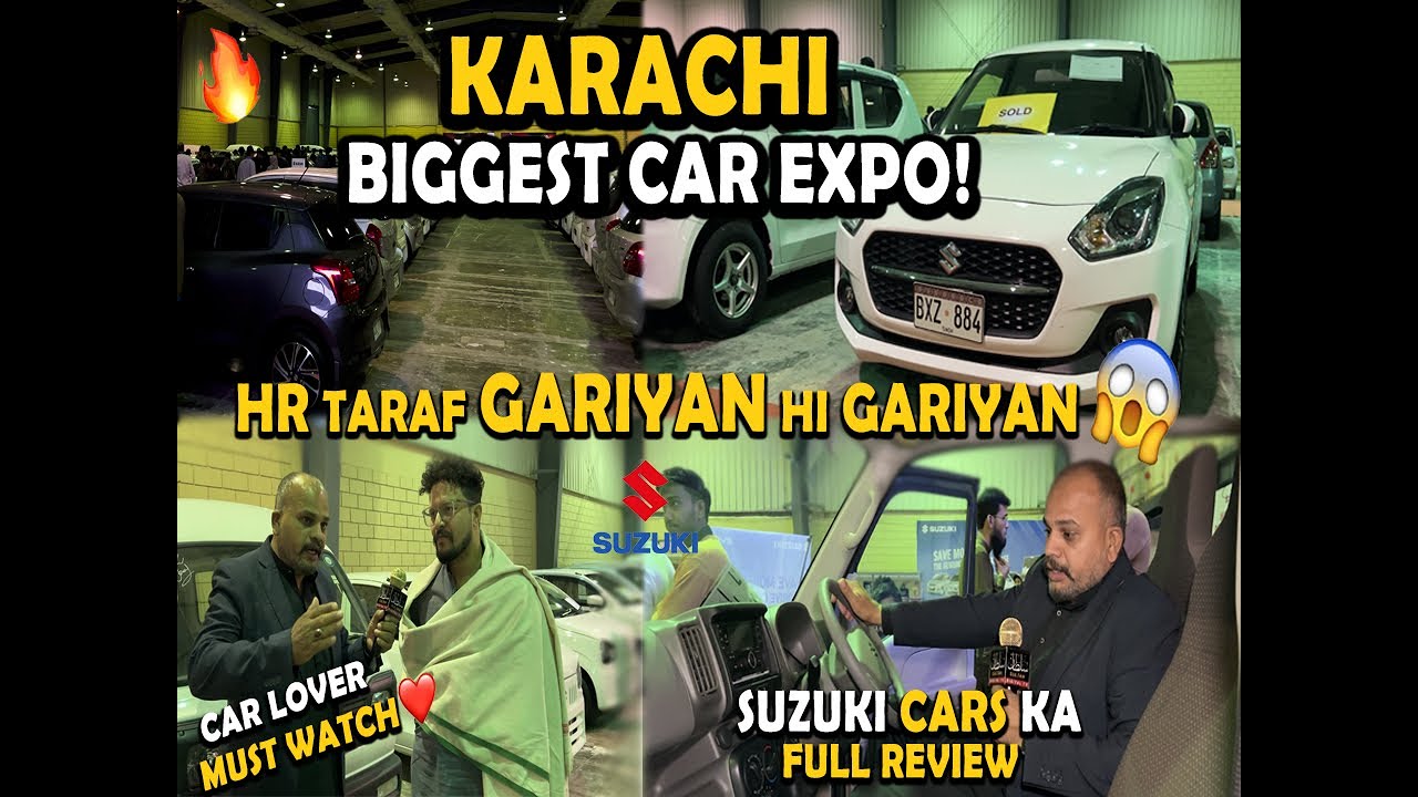 Karachi Biggest Car Expo 2026 🚗 | Har Taraf Gariyan Hi Gariyan 😱 | Suzuki Cars Full Review