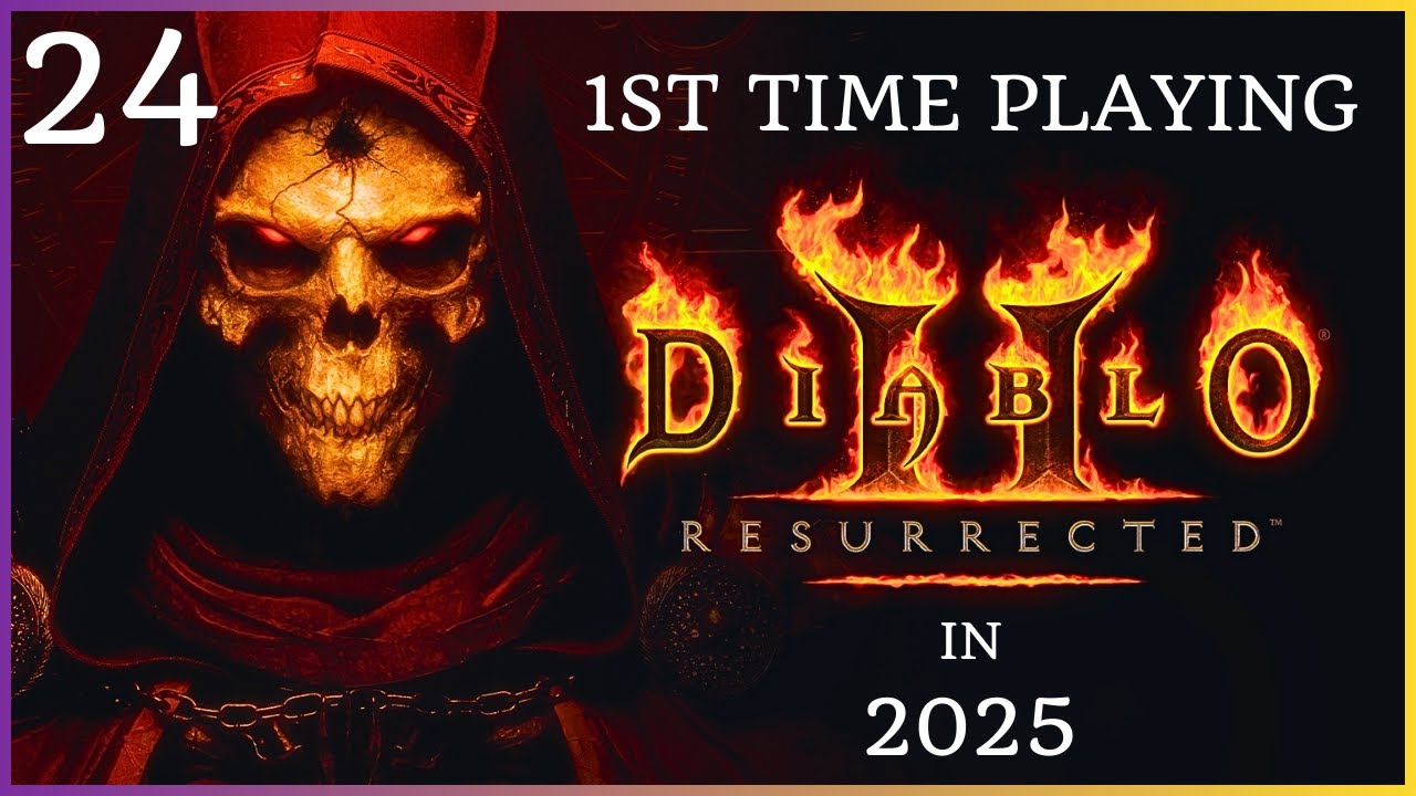 I WENT FARMING! - My 1st Time Playing DIABLO 2  Part 24
