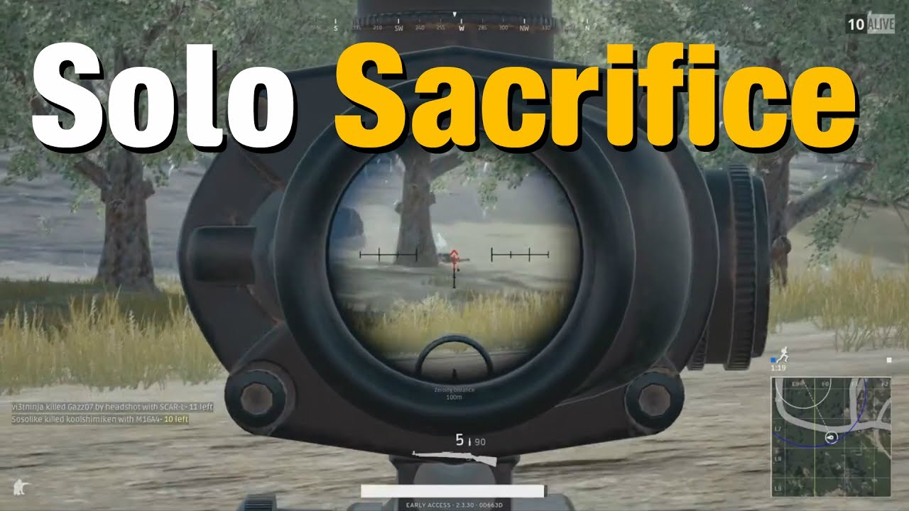 Solo Sacrifice - PlayerUnknown Battlegrounds