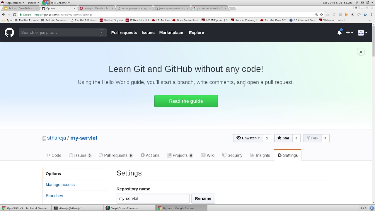 Webhook in OpenShift