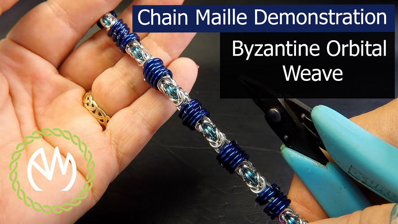 Chain Maille Weave Tutorial - Byzantine Orbital Weave