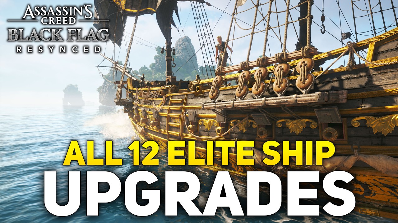 AC Black Flag Resynced &mdash; Все 13 улучшений корабля (Местоположения элитных чертежей)