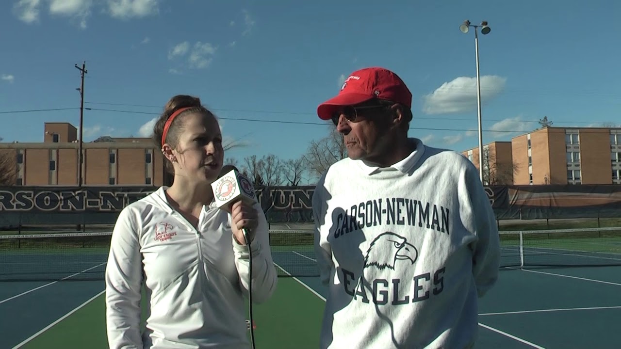 Carson-Newman Tennis: Coach Jim Frederick recaps Newberry 3-17-19