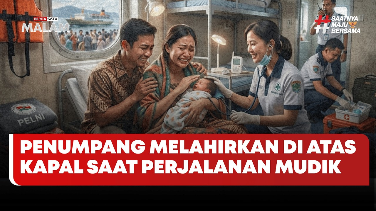 🔴 LIVE | Penumpang Melahirkan Di Atas Kapal Saat Perjalanan Mudik - Beritasatu Malam