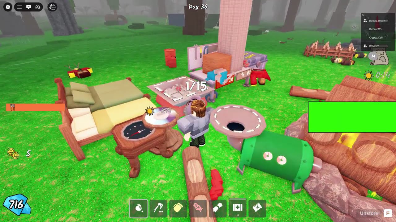 NEW THE JUNGLE BIOME UPDATE in 99 nights in the forest