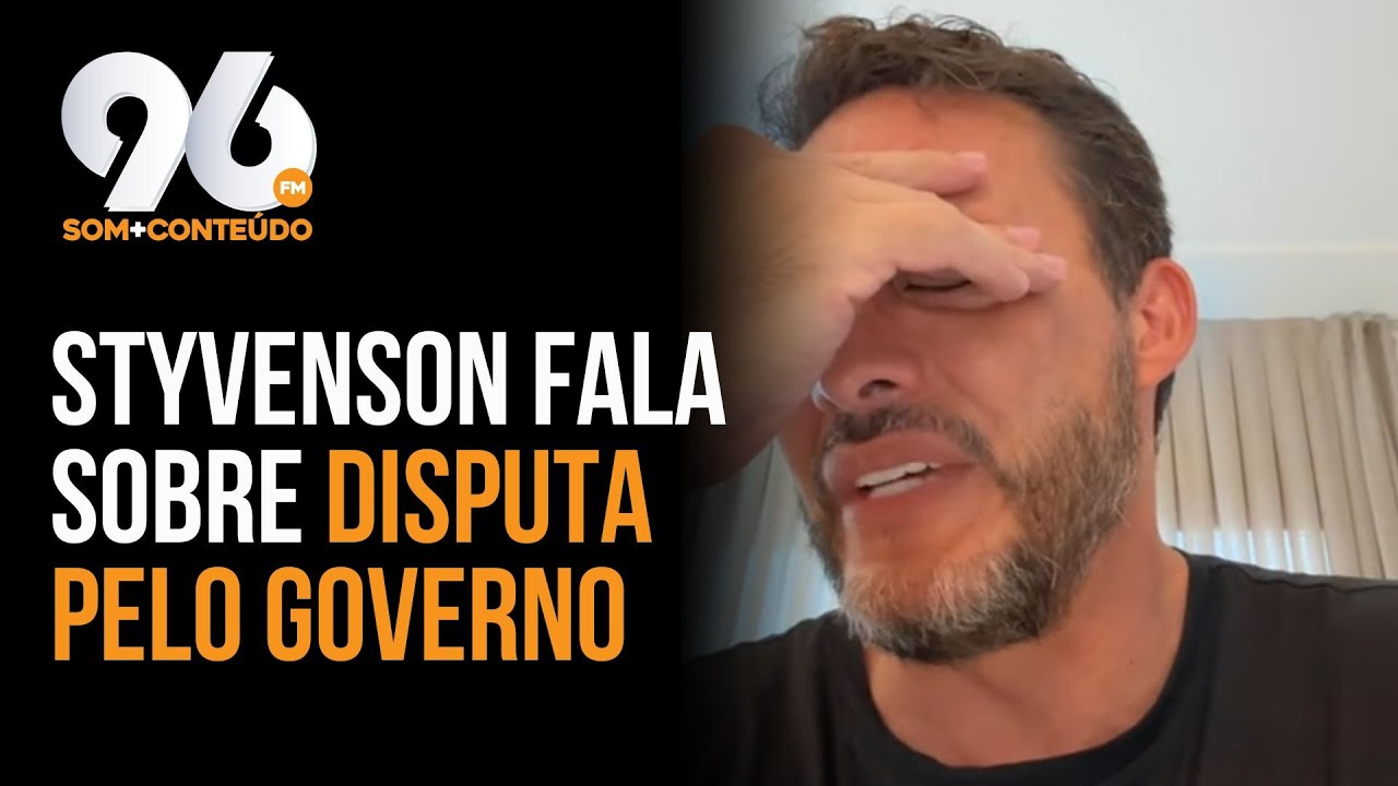 STYVENSON FALA PELA PRIMEIRA VEZ SOBRE DISPUTAR GOVERNO