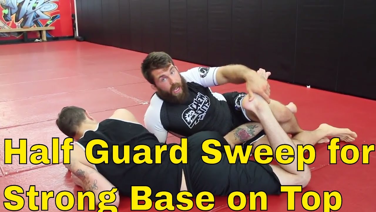 Toe Tuck Half Guard Sweep Variation (Counter Strong Top Position)