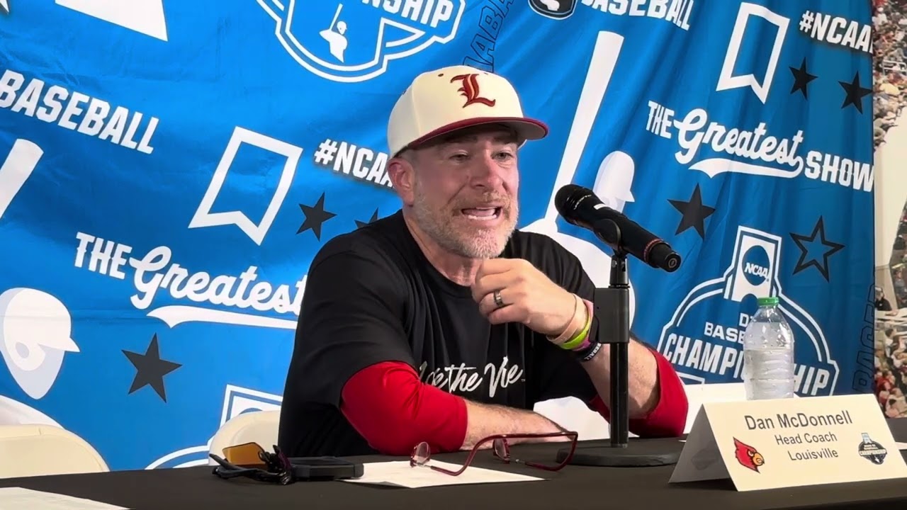 Louisville HC Dan McDonnell Postgame Presser vs. Miami (6/8/25)