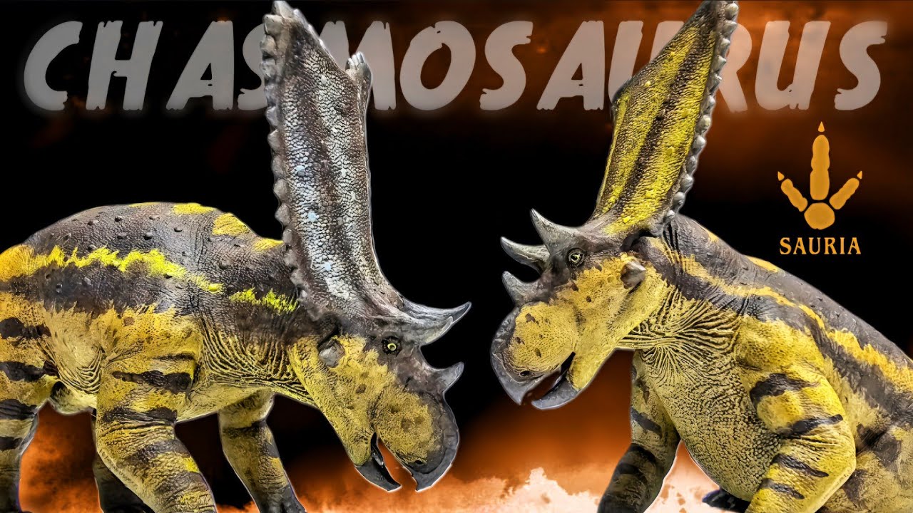Sauria Models GORGEOUS 1/35 Chasmosaurus pair Review!!!