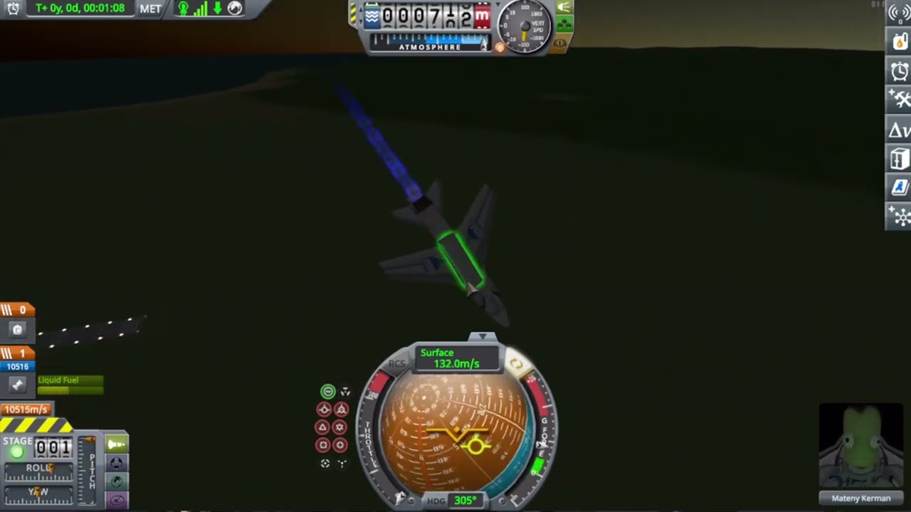 Awesome F-11 Fighter Jet in Kerbal Space Program! + Easy To Follow Video!