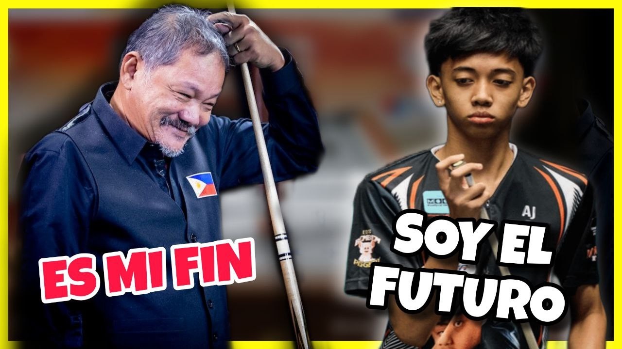 🚨JOVEN FILIPINO busca DESTRONAR al MAGO del BILLAR | Efren Reyes 🆚 AJ Manas