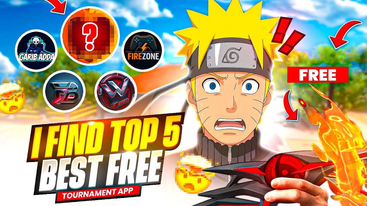 I FIND TOP 5 BEST FREE TOURNAMENT APP💰 ENTRY- ₹0🔥PER KILL-10💴||BEST TOURNAMENT APP EVER ⁉️FREE FIRE🔥