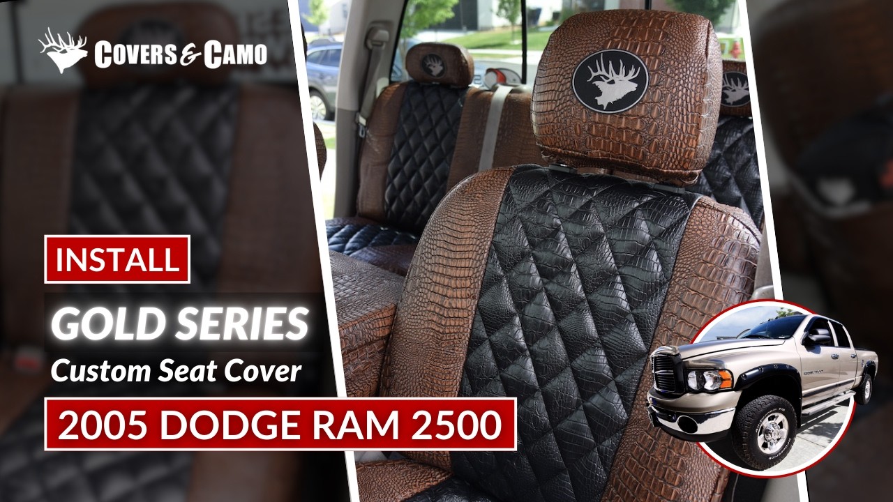 2005 Dodge RAM 2500 | Seat Cover Installation | Gold Series | Alligator Seat Covers