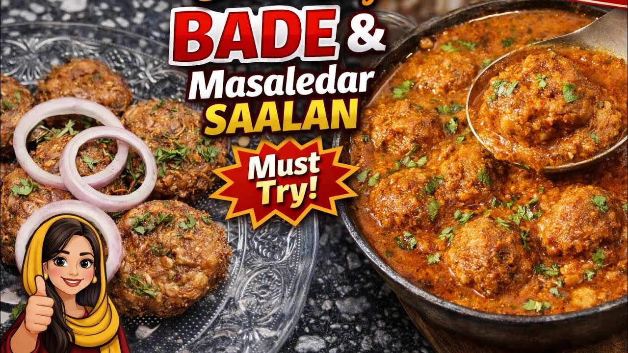 Desi style bade ki kadai (salan) | Bazar jaisa bade ghar par | yummiest bade with bade ki Kadai | 