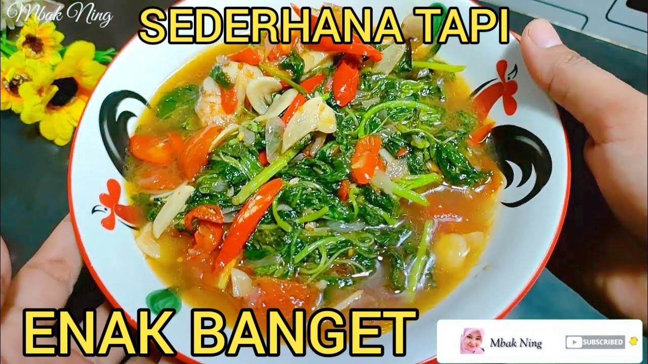 RESEP TUMIS BAYAM SUPER ENAK DAN PRAKTIS || OLAHAN BAYAM UNTUK MENU SEHARI-HARI || SPINACH RECIPE