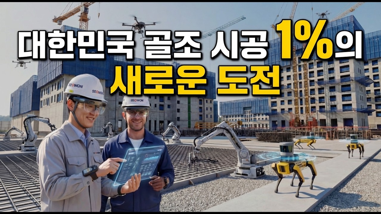 스마트 건설과 AI 로봇의 만남 | 서원토건 비전 2030 비전선포식 메인 필름 #서원토건 #vision2030 #철근콘크리트1%
