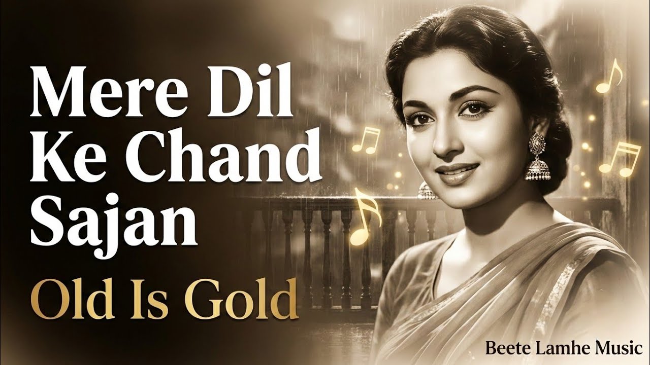 Mere Dil Ki Chand Sajni | 60s 70s Style Romantic Song | Old Is Gold Vibes | Beete Lamhe Music