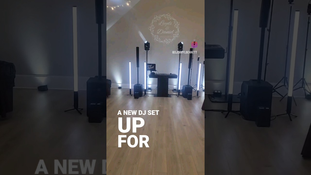 тестирую новые вращающиеся головы Shehds #djsetup #dj #wedding