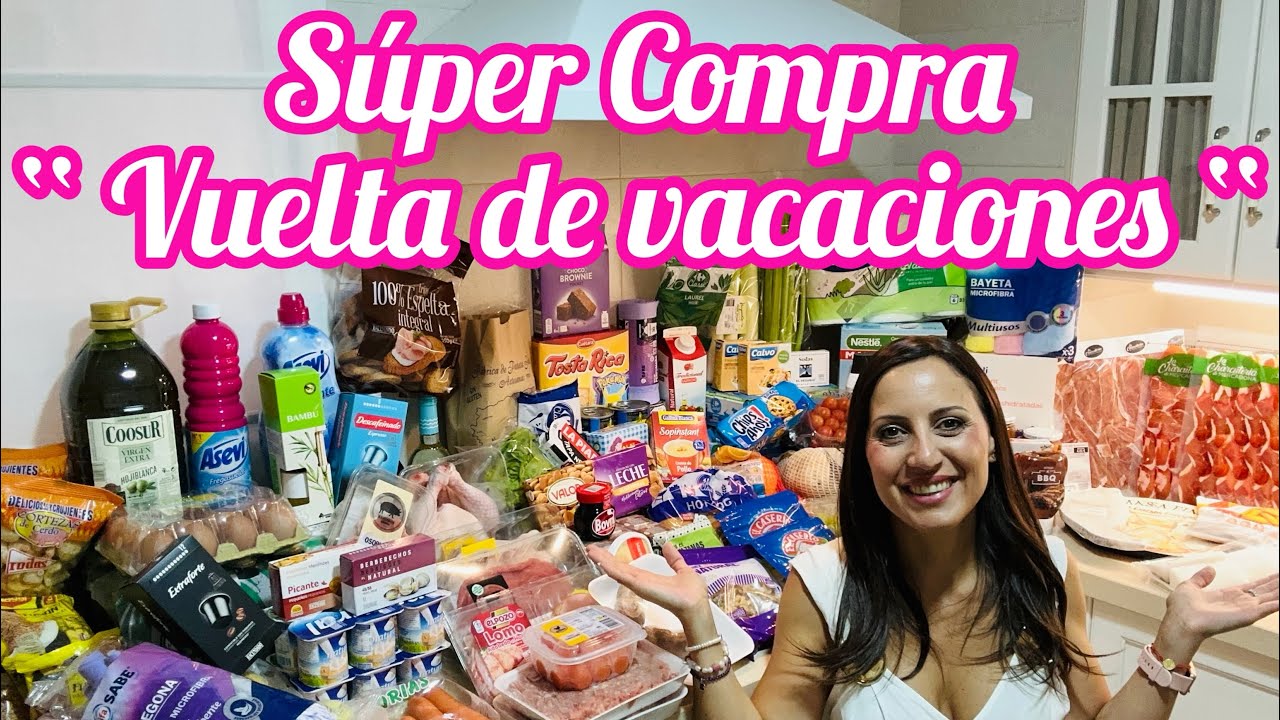 ✨ME GASTO CASI 300€✨MERCADONA-CARREFOUR-CONACO-PRODUCTOS DEL PUEBLO #lepetitvlogs