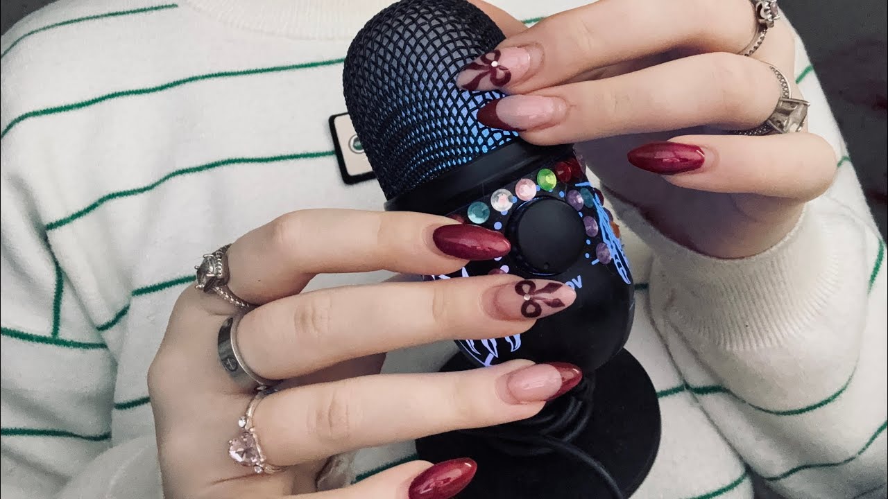 ASMR скретчинг по микрофону🤍#asmr 