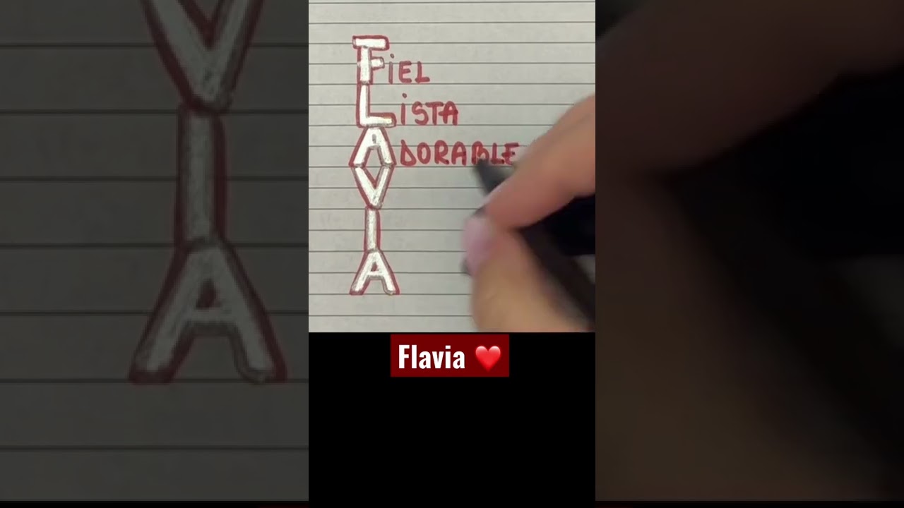Significado del nombre FLAVIA #significado #nombre #flavia