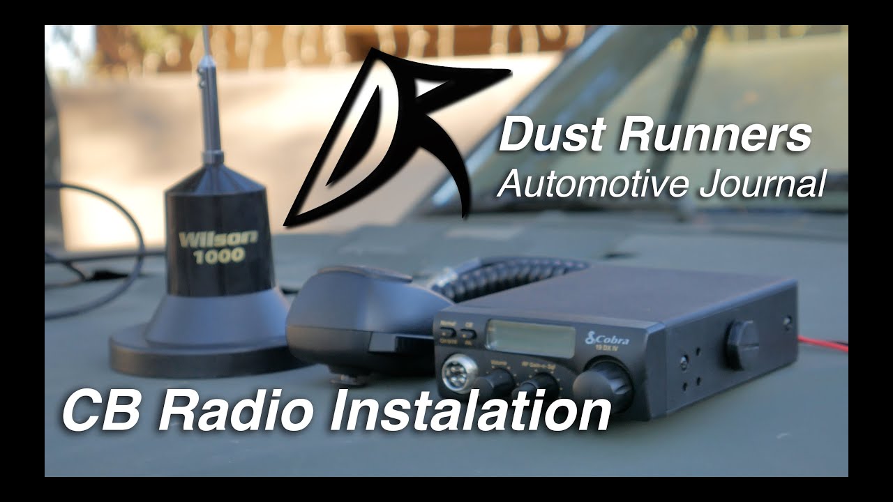 How to Install A Cobra 19 CB Radio in your Jeep Using a Wilson 1000 Magnet Mount Antenna