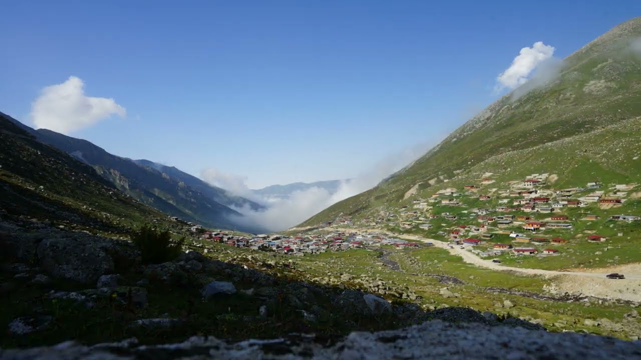 Yukarı Kavrun Yaylası TimeLapse. Kuzey rota i&ccedil;in Ka&ccedil;kar Zirveye son yayla.