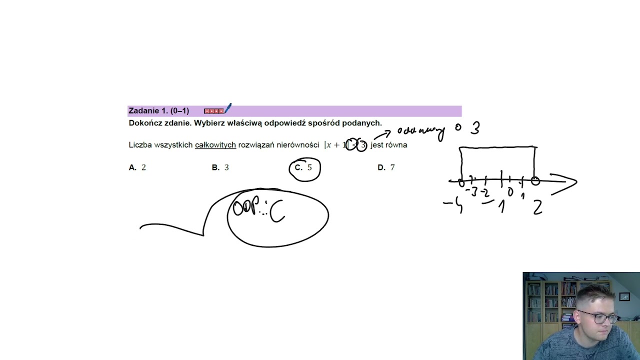 Matura poprawkowa 2024 - Matematyka - zadanie 1 i 2