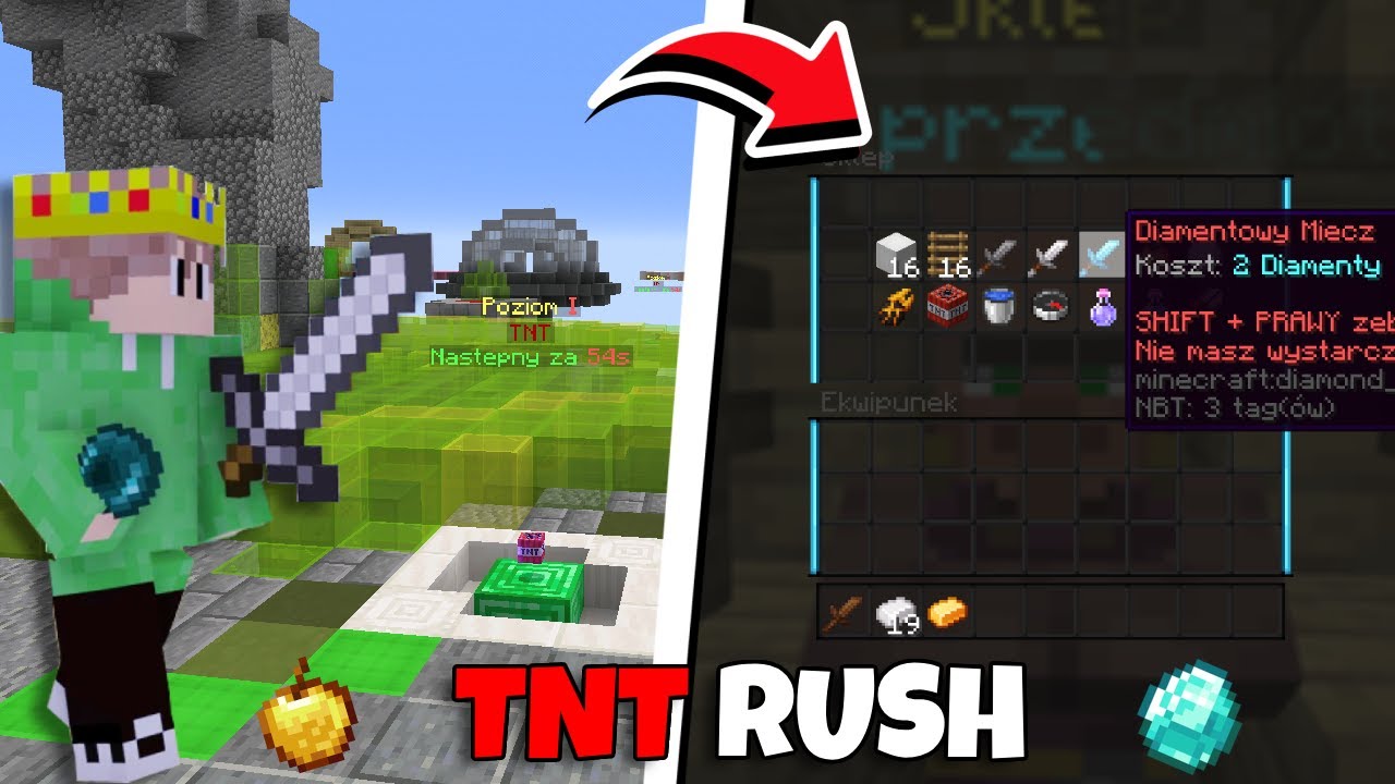 Przetestowałem nowy tryb TnT Rush na Koks Craft