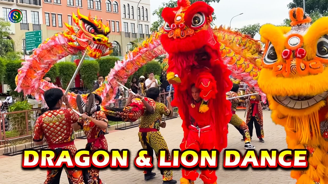 LION & DRAGON Dance CNY 2025 | Old Shanghai Kelapa Gading