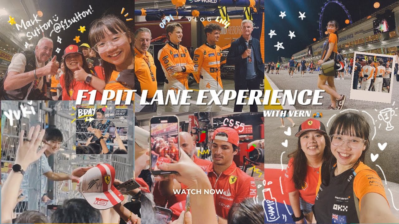 VLOG || F1 Pitlane Experience 2024 with vern 🏎️