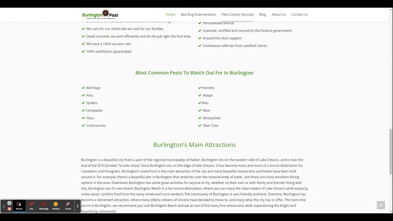 Burlington Pest- The Most Common Pests Found In Burlington- #1 Pest Control and Rodent Extermination