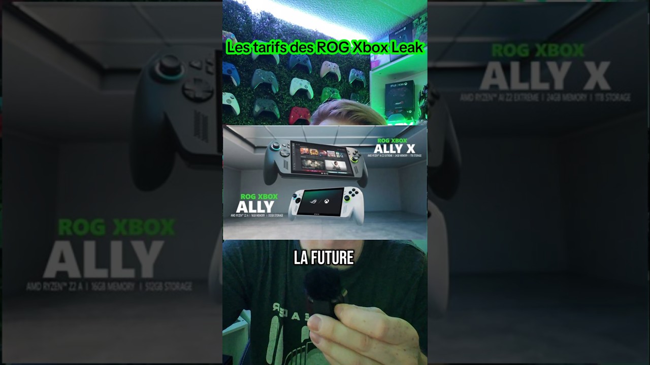 Les tarifs des Rog Xbox Ally leak.... 